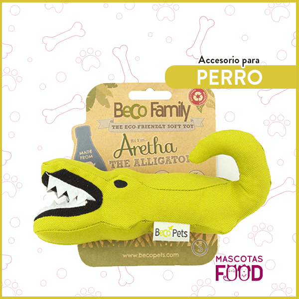 Aretha el Cocodrilo BecoFamily para Perros