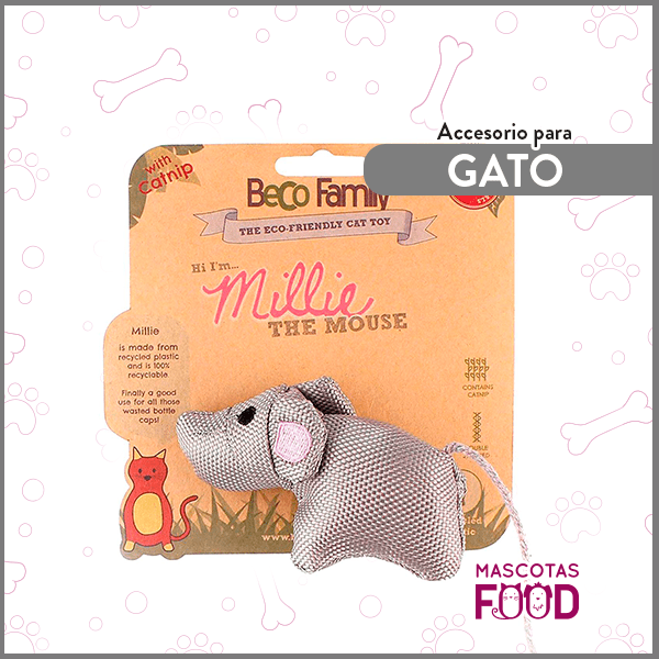 Millie la Ratona con Catnip BecoFamily para Gatos