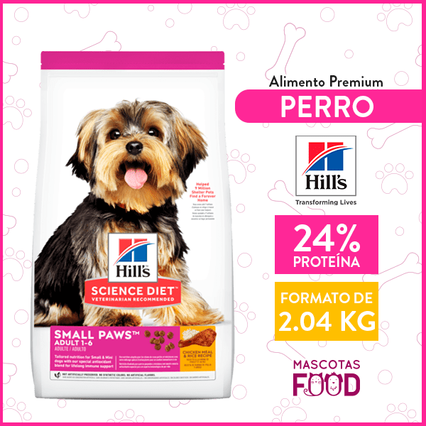 Alimento para Adulto raza pequeña Hill’s sabor Pollo 2.04 KG
