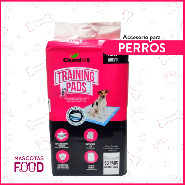 Sabanillas de entrenamiento 50 unid 60x60 cm CleanDog
