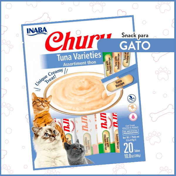Churu para Gatos variedades 20 Tubitos