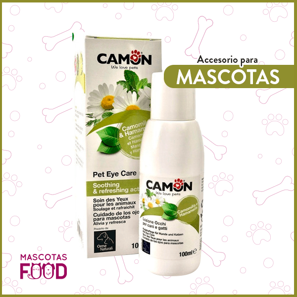 Loción Natural para limpieza ocular Perro y Gato Camon 100 ml