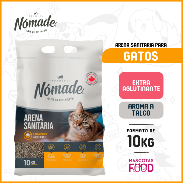 Arena Sanitaria para Gato Nomade 10 KG