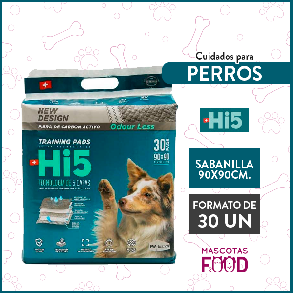 Sabanillas de entrenamiento HI5 30UN 90x90CM