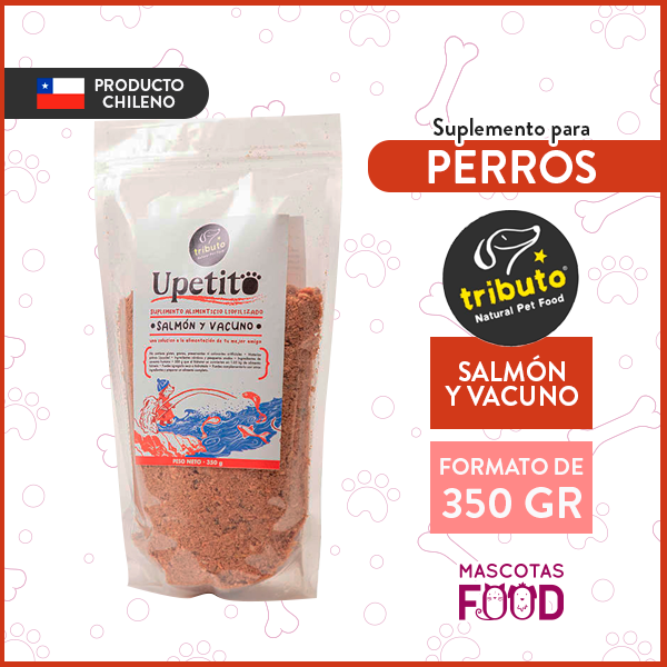 UPETITO TRIBUTO SALMÓN VACUNO 180 GRS.