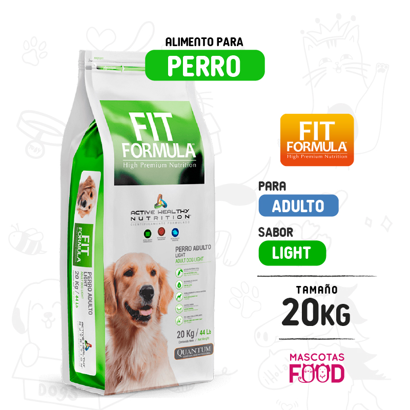 Fit Formula Light Raza mediana a grande 20 KG 1 Fit Formula Light Raza mediana a grande 20 KG