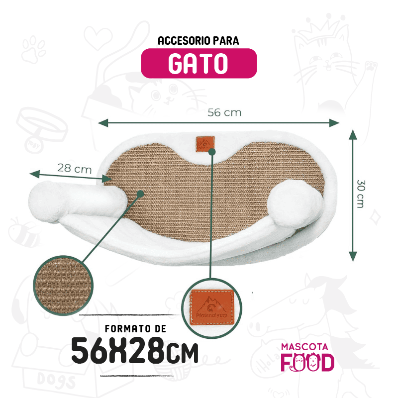 Hamaca rascador para Gatos 58x30x28 CM 2 Hamaca rascador para Gatos 58x30x28 CM - Imagen 2