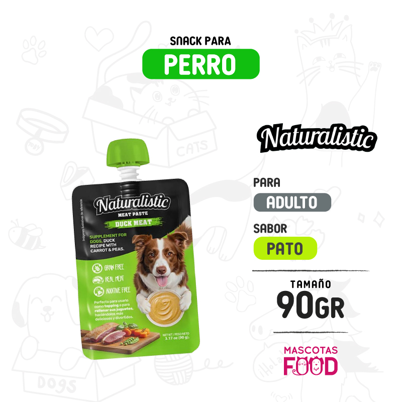 Inicio 17 Pasta de Pato Naturalistic 90 GR