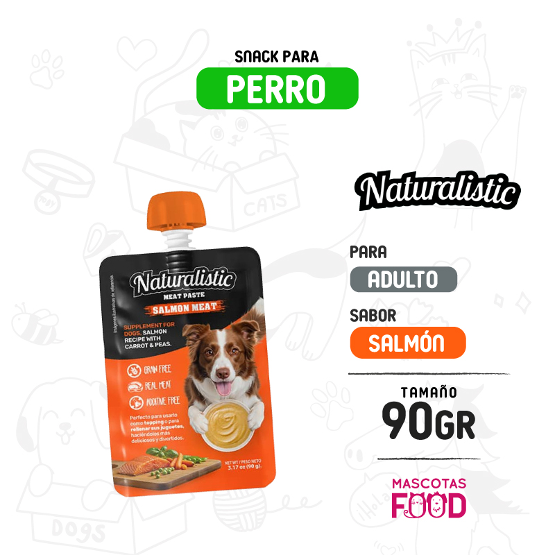 Inicio 18 Pasta de Salmón Naturalistic 90 GR