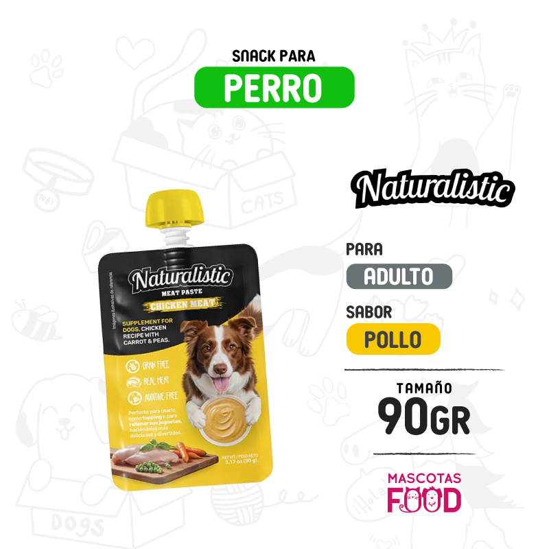 Inicio 16 Pasta de Pollo Naturalistic 90 GR